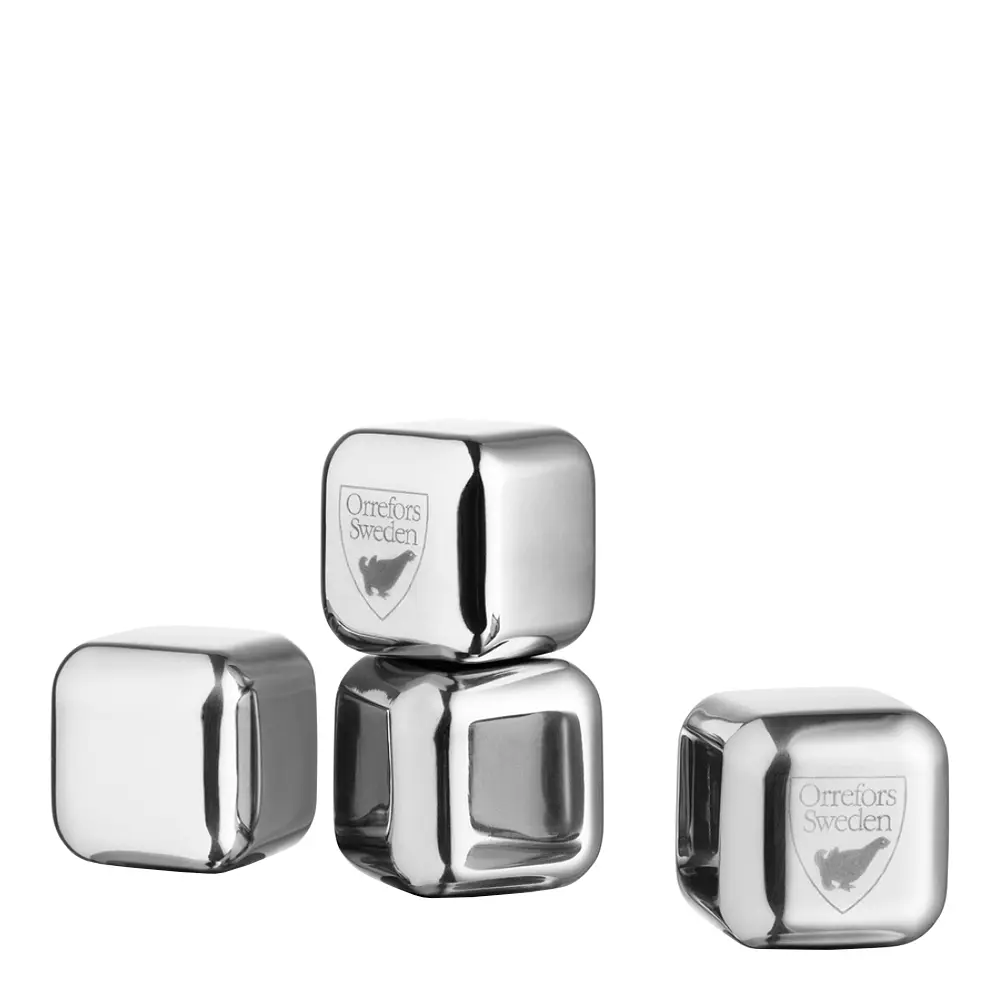 City Jääkuutio Ruostumaton 4 kpl