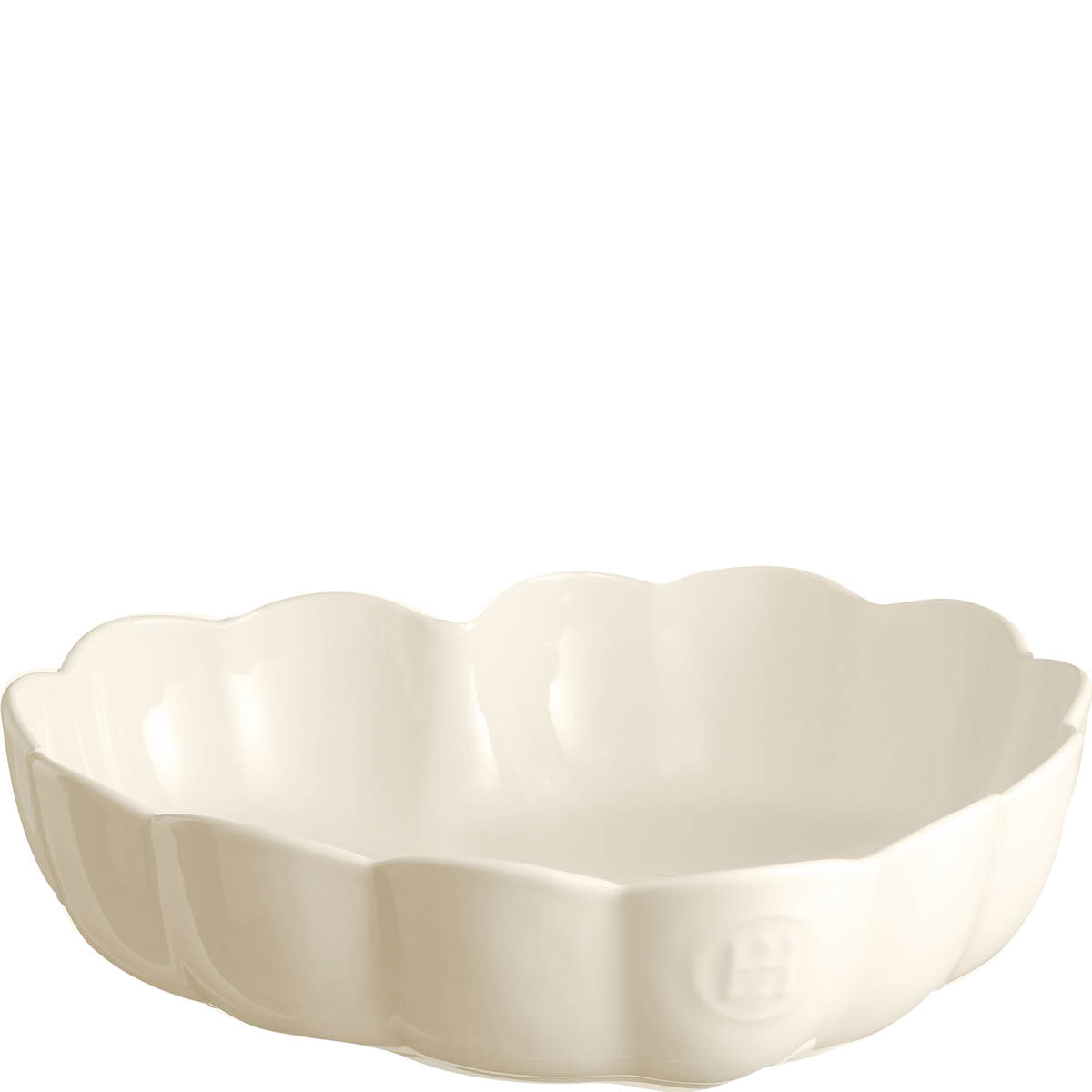 Emile Henry Madeleine Uunivuoka sydän 26,5 cm 1,8 L Cream
