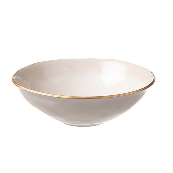 Heirol - Heirol x Nosse Edge Kulho 25 cm Ivory Gold