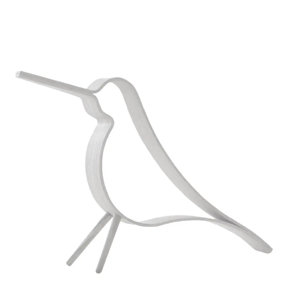 Woody Bird Koriste 29 cm Valkoinen