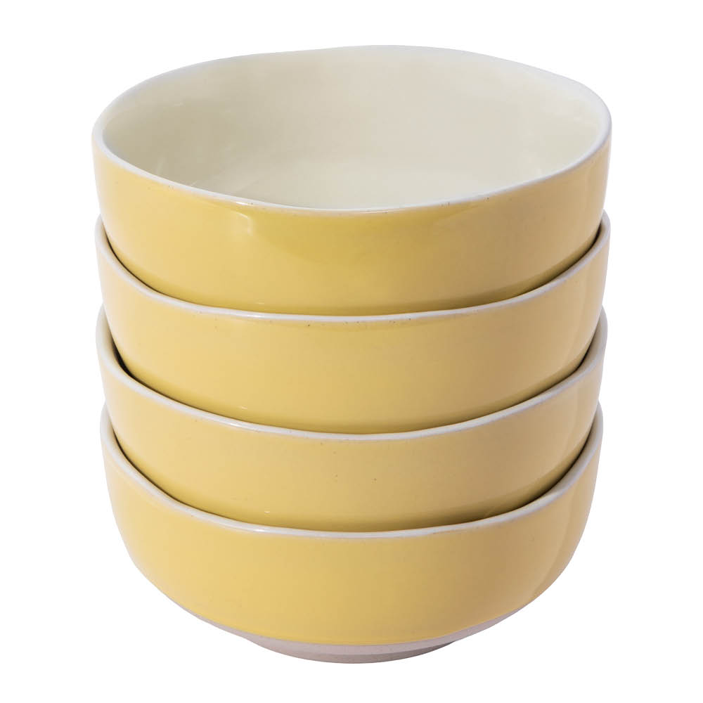 Jamie Oliver Big Love müsliskål i stentøy 16 cm 4 stk gul