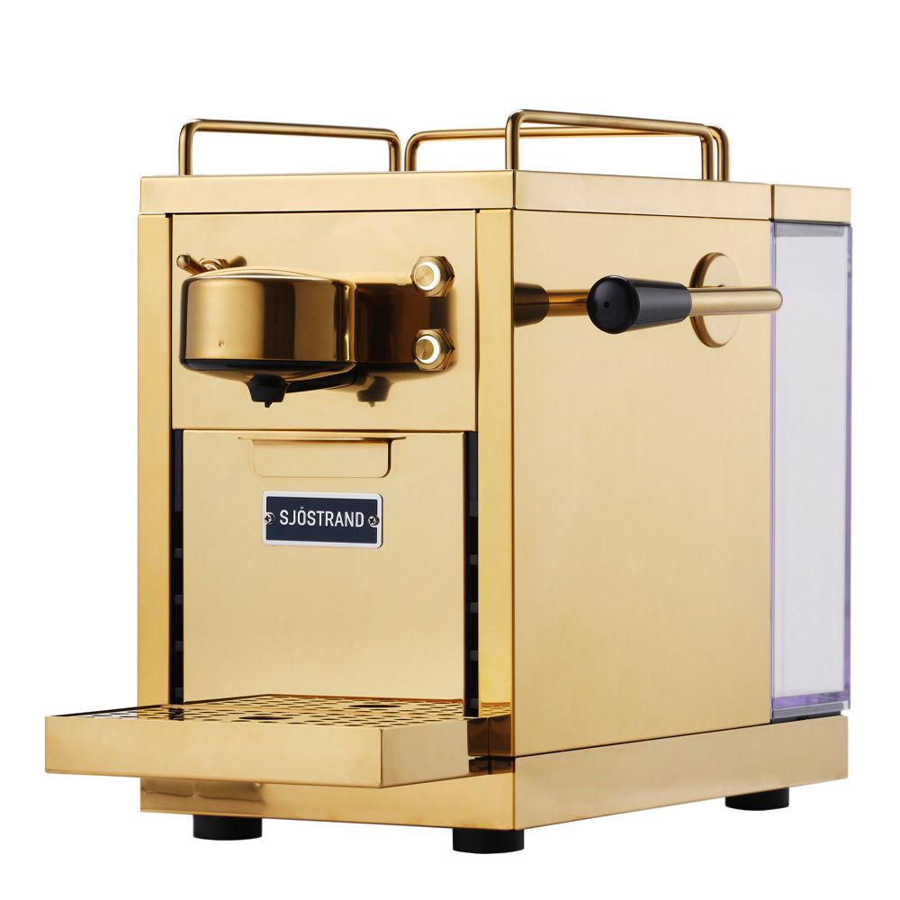 Sjöstrand Espresso kaffemaskin 1,2L messing