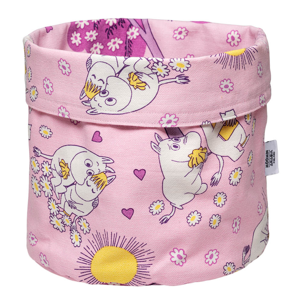 Moomin Arabia - Muumi Säilytyskori 20 cm Sydänkäpyset