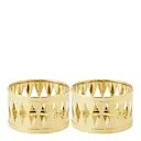 2026 ljuslykta 3,8 cm 2-pack guld