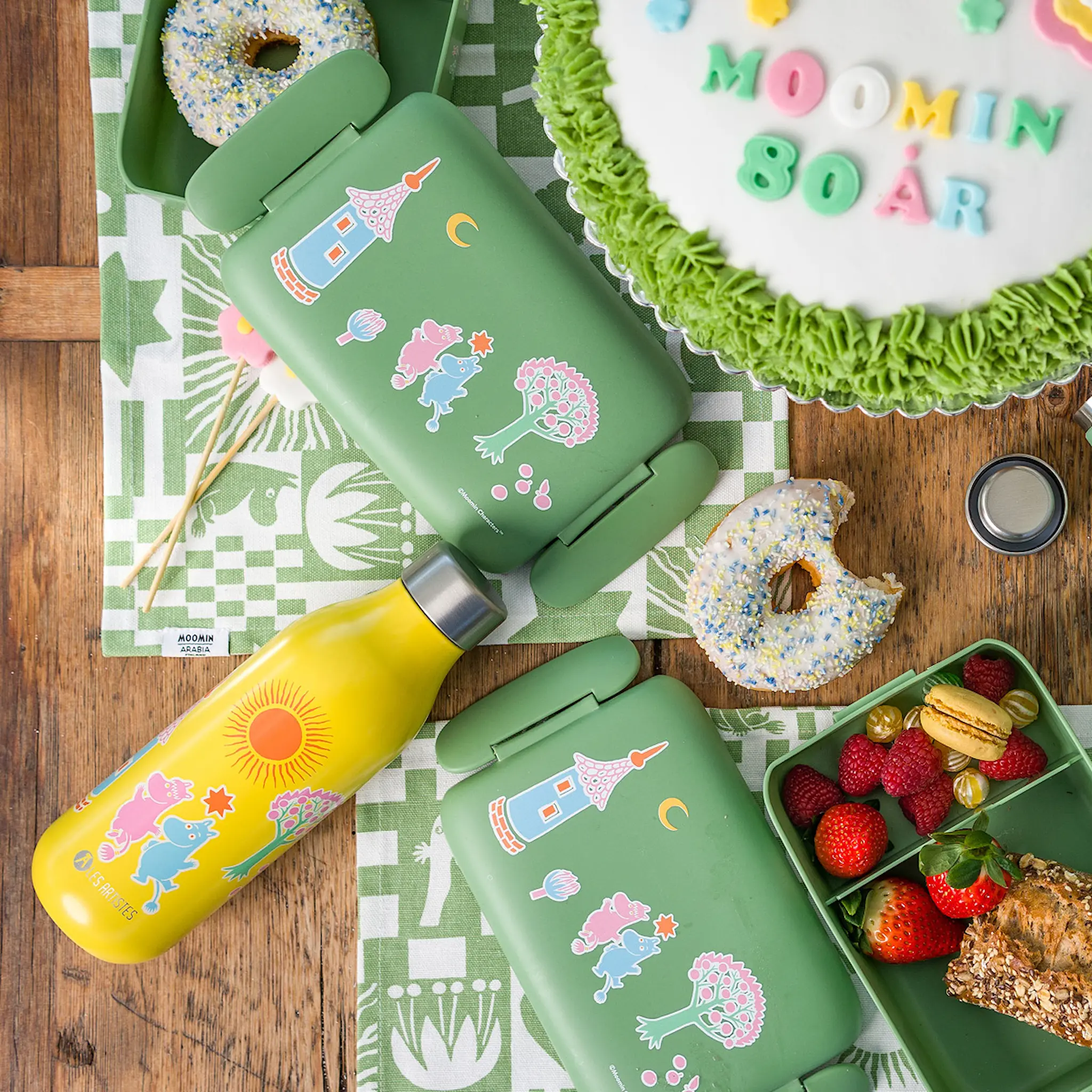 Modern House Mumin Fest termoflaska 0,5 L gul/multi