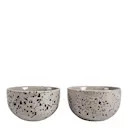 Ditte Serveringsskål Liten 9 cm 2-pack Grå/Svart