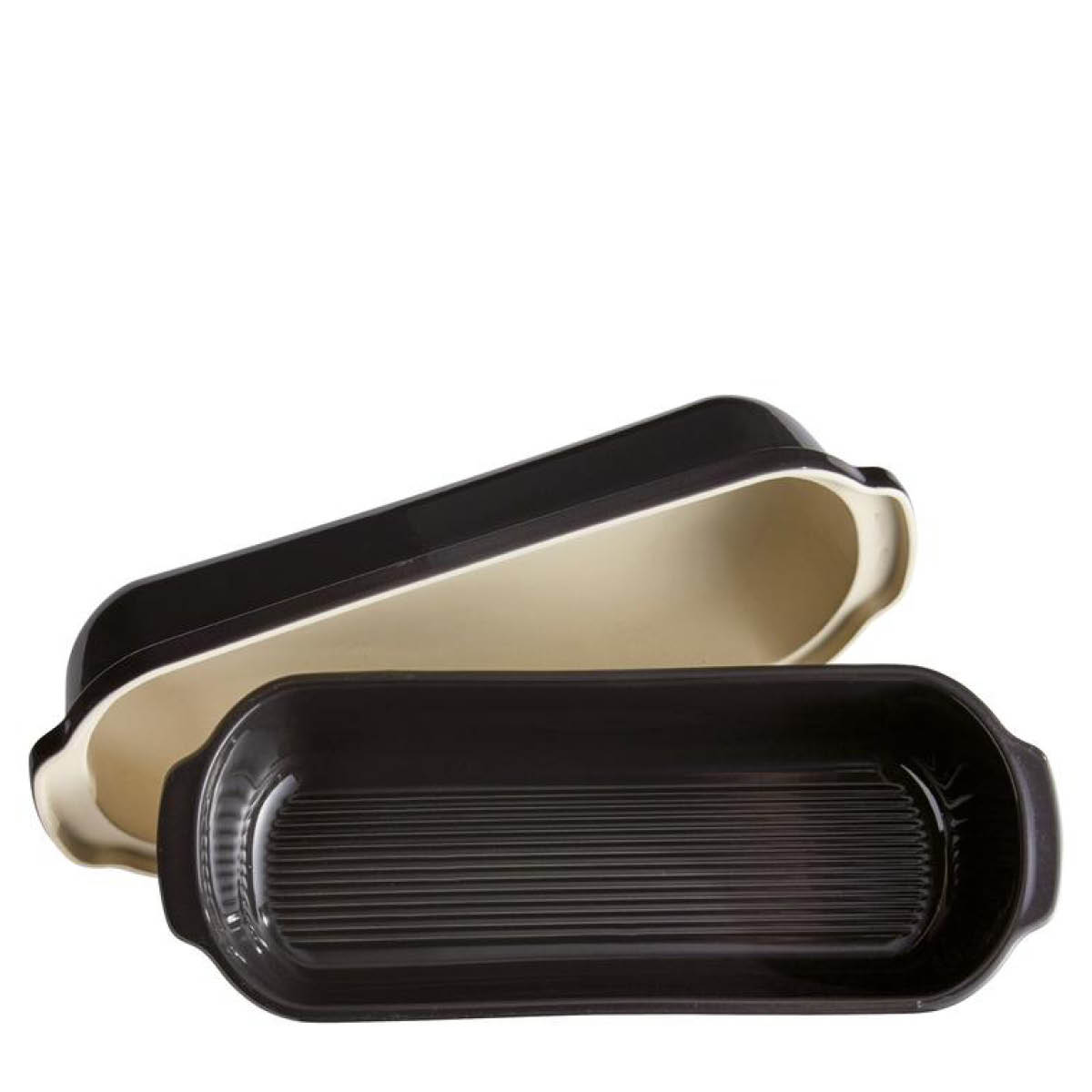 Emile Henry Brødform rektangulær 4,5L svart