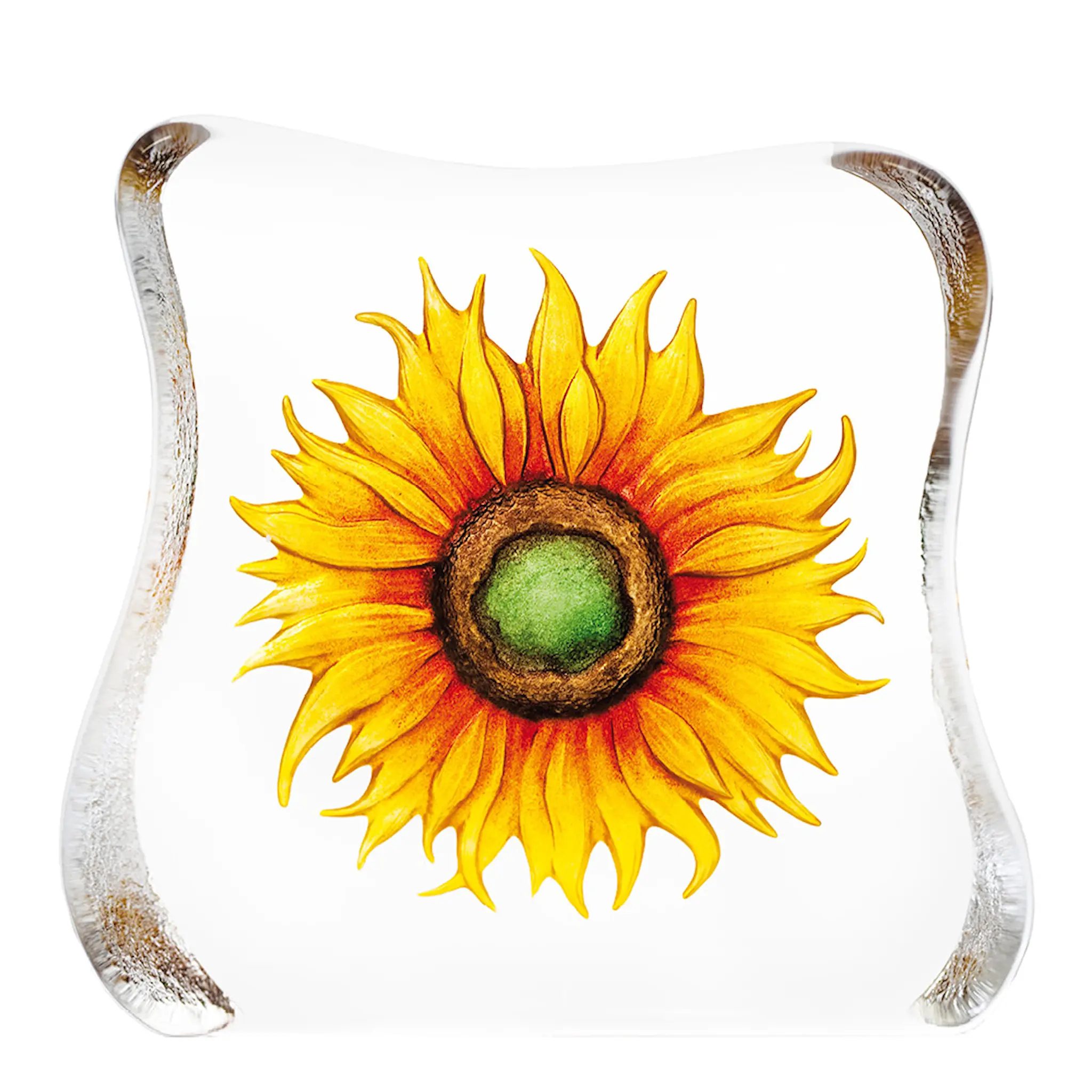 Målerås Floral Fantasy Solros Skulptur 14,5 cm Gul