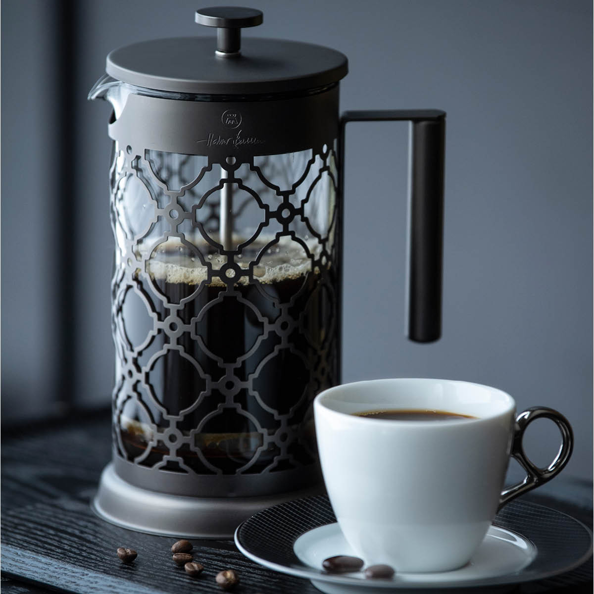 Magnor Cape presskanne 1L gunmetal