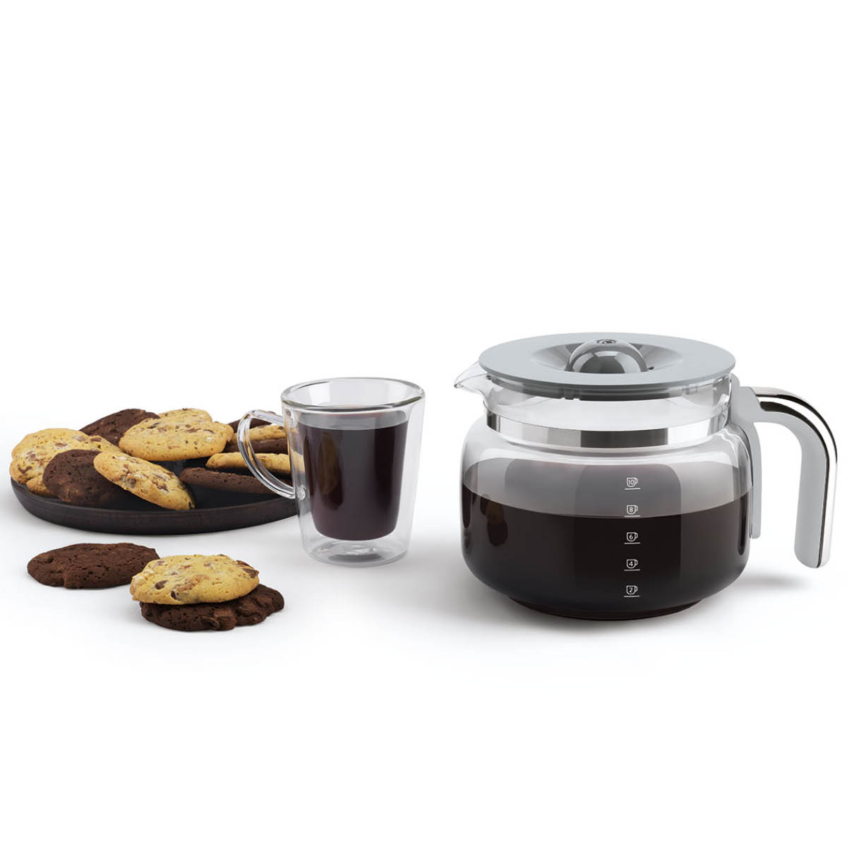 Smeg Smeg Kaffebryggare DCF02 1,4 L Röd