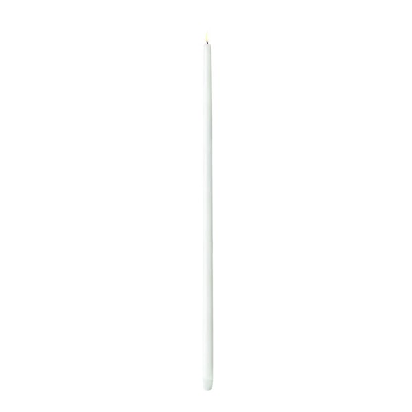 Högt LED antikljus 1-pack 2,3x75 cm vit