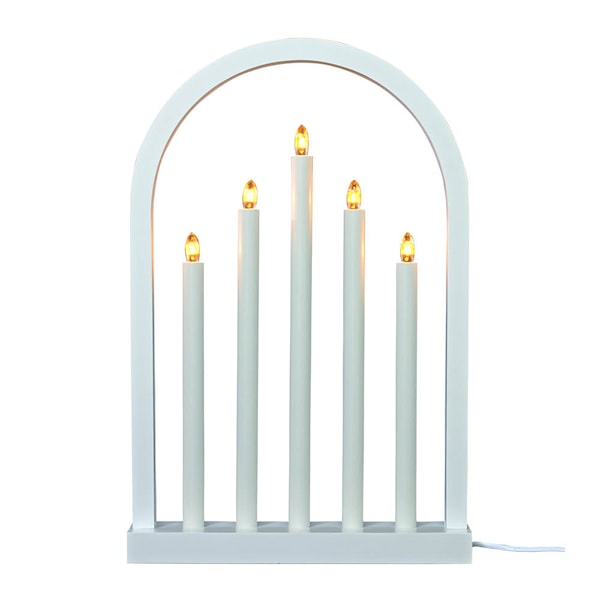 Oslo adventsljusstake 49 cm vit