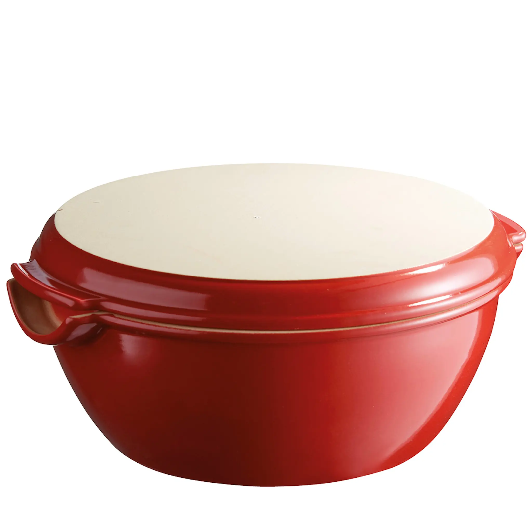 Emile Henry Emile Henry Leipävuoka kannella 5,2 L Punainen