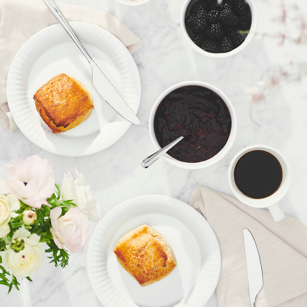 Kähler Hammershøi Lautanen 22 cm Valkoinen