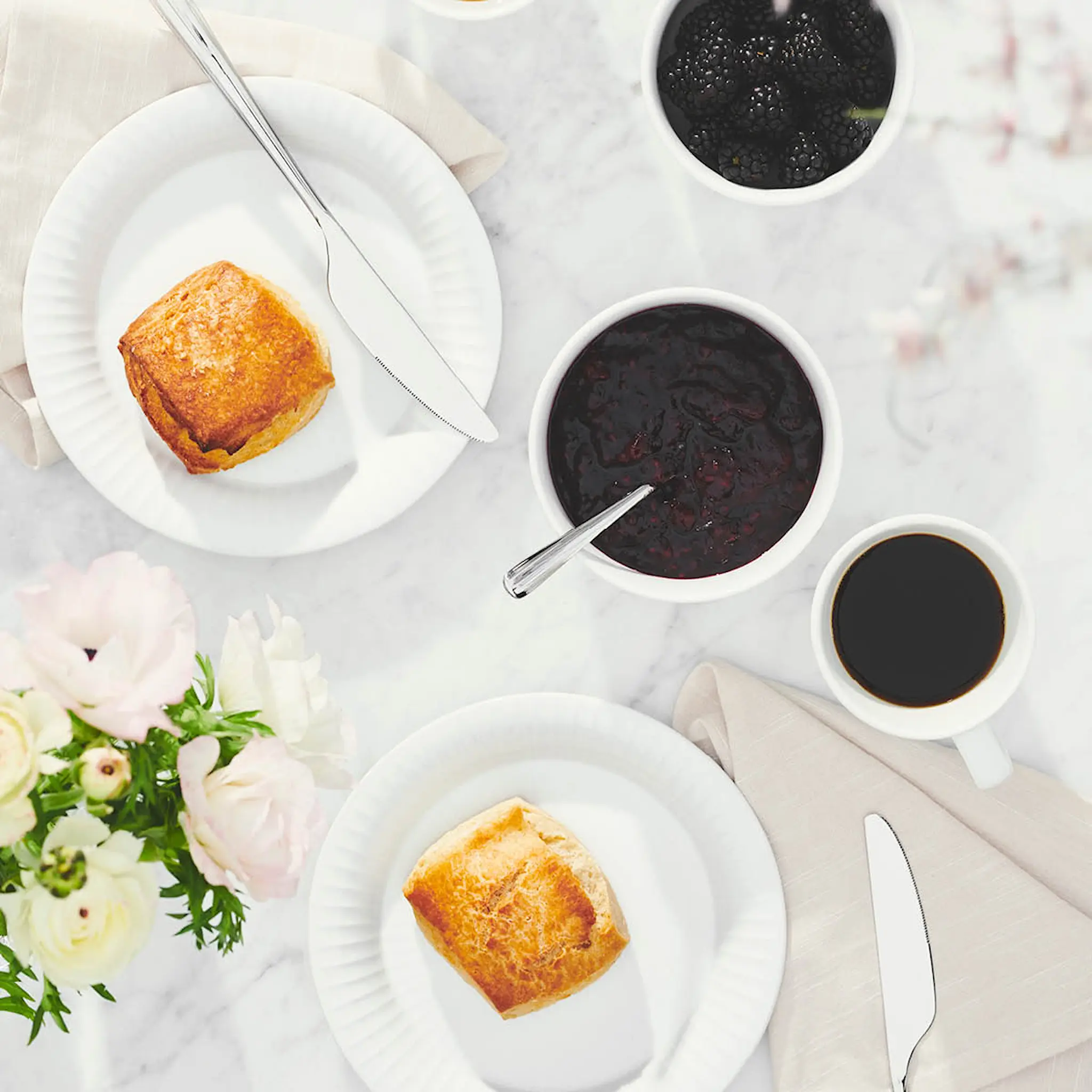 Kähler Hammershøi Lautanen 22 cm Valkoinen