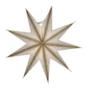 9 Point adventsstjärna 30 cm off-white champagne