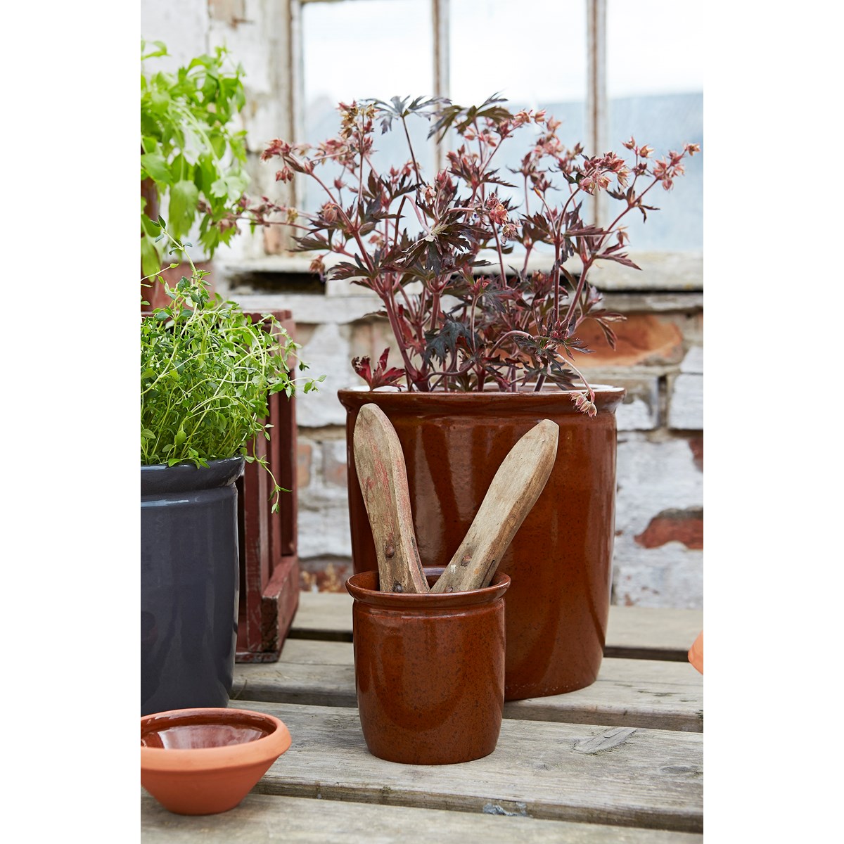 Knabstrup Keramik Knabstrup Hilloastia 1 L Antrasiitinharmaa