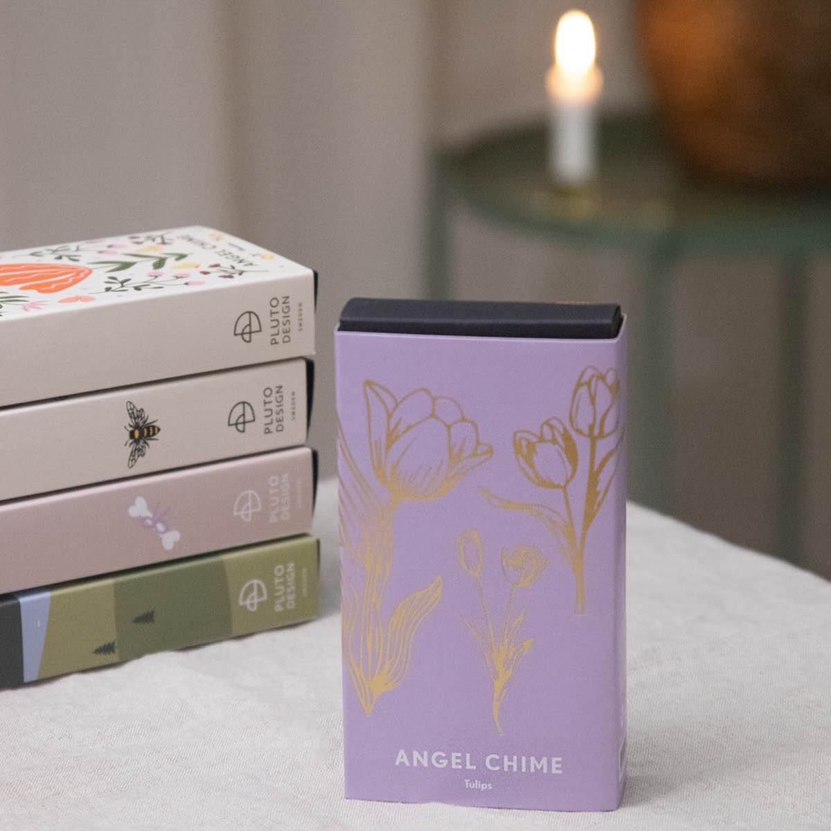 Pluto Änglaspel 16 cm Tulpaner