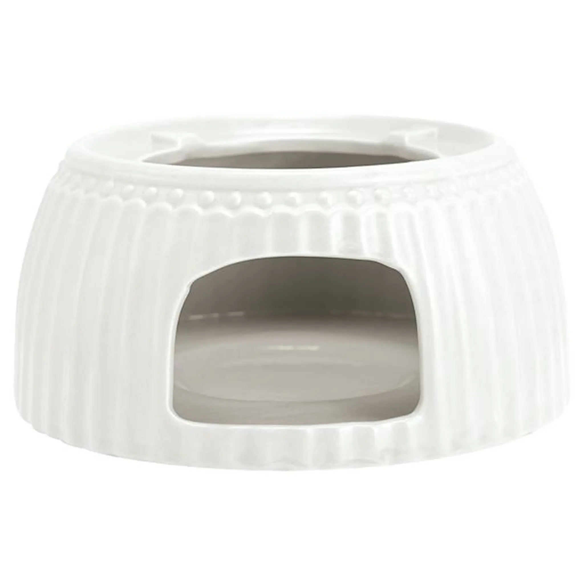 GreenGate Everyday Alice tevärmare 13 cm white