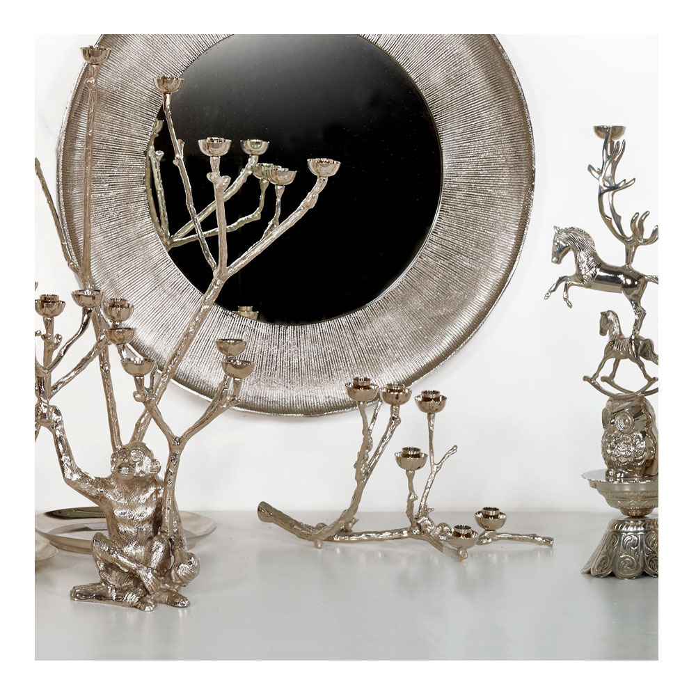 Pols Potten Twiggy Orava Kynttelikkö Hopea