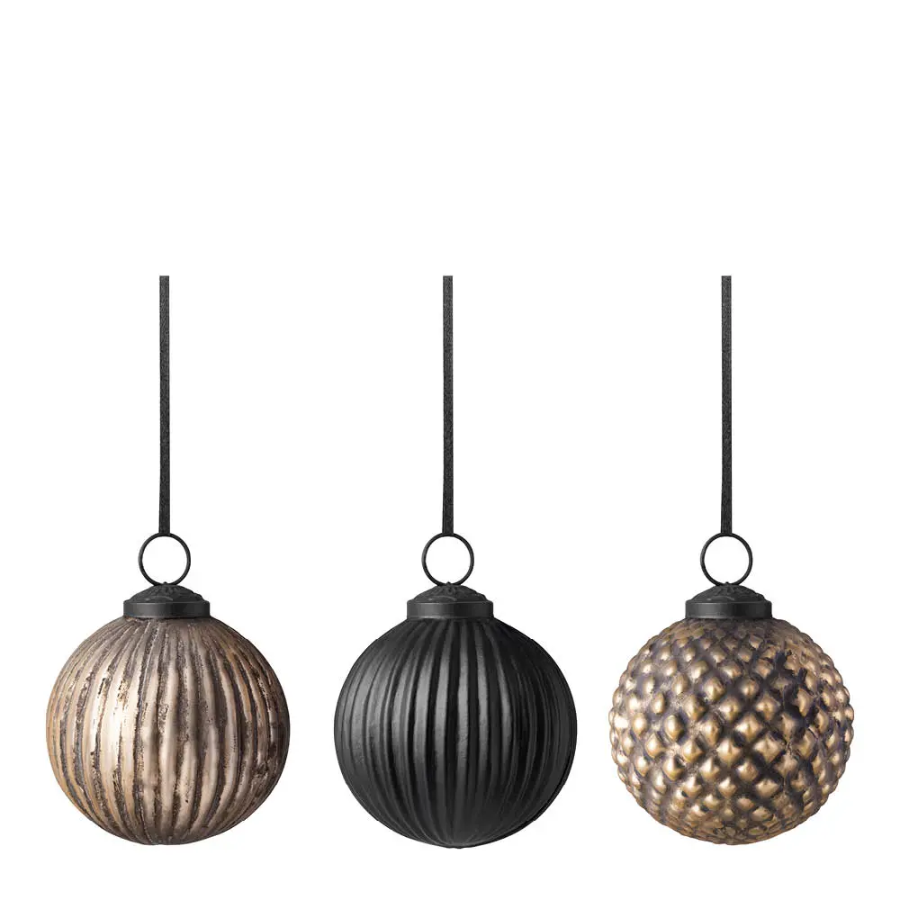 Christmas Chic Joulupallo 3 kpl