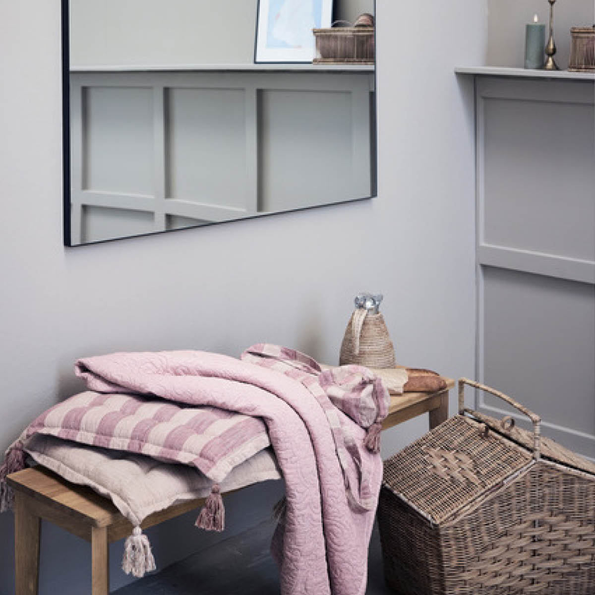 Lene Bjerre Isabelle Huopa 170x130 cm Rose Dust