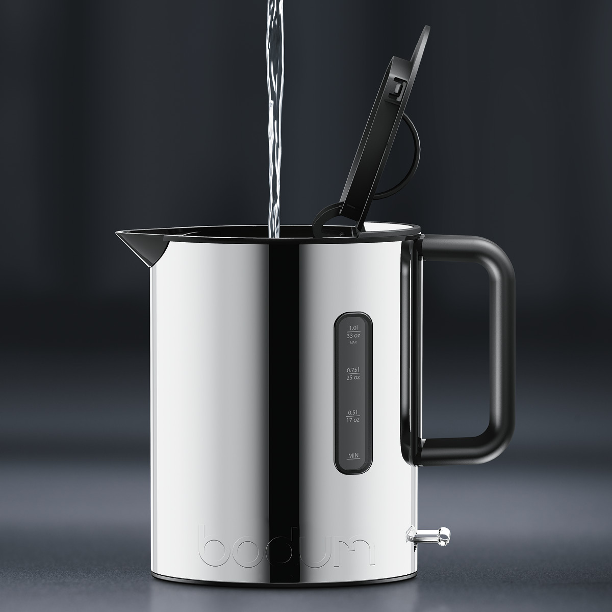 Bodum Ibis vattenkokare 1 L matt krom