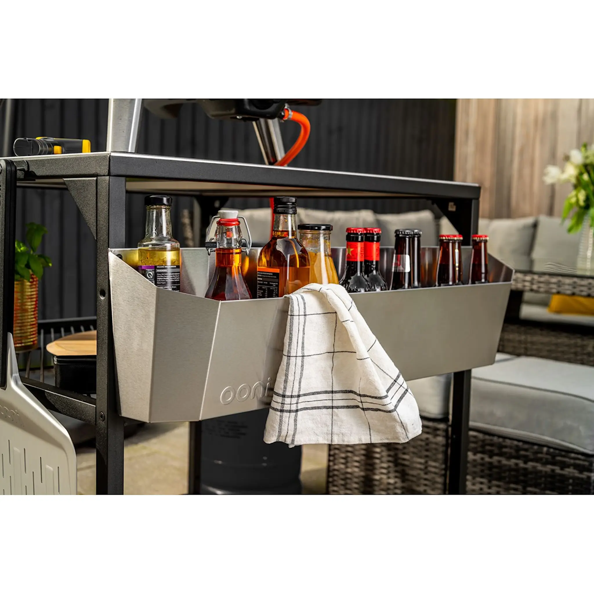 Ooni Hylla för modulbord Utility Box L 80 cm stål