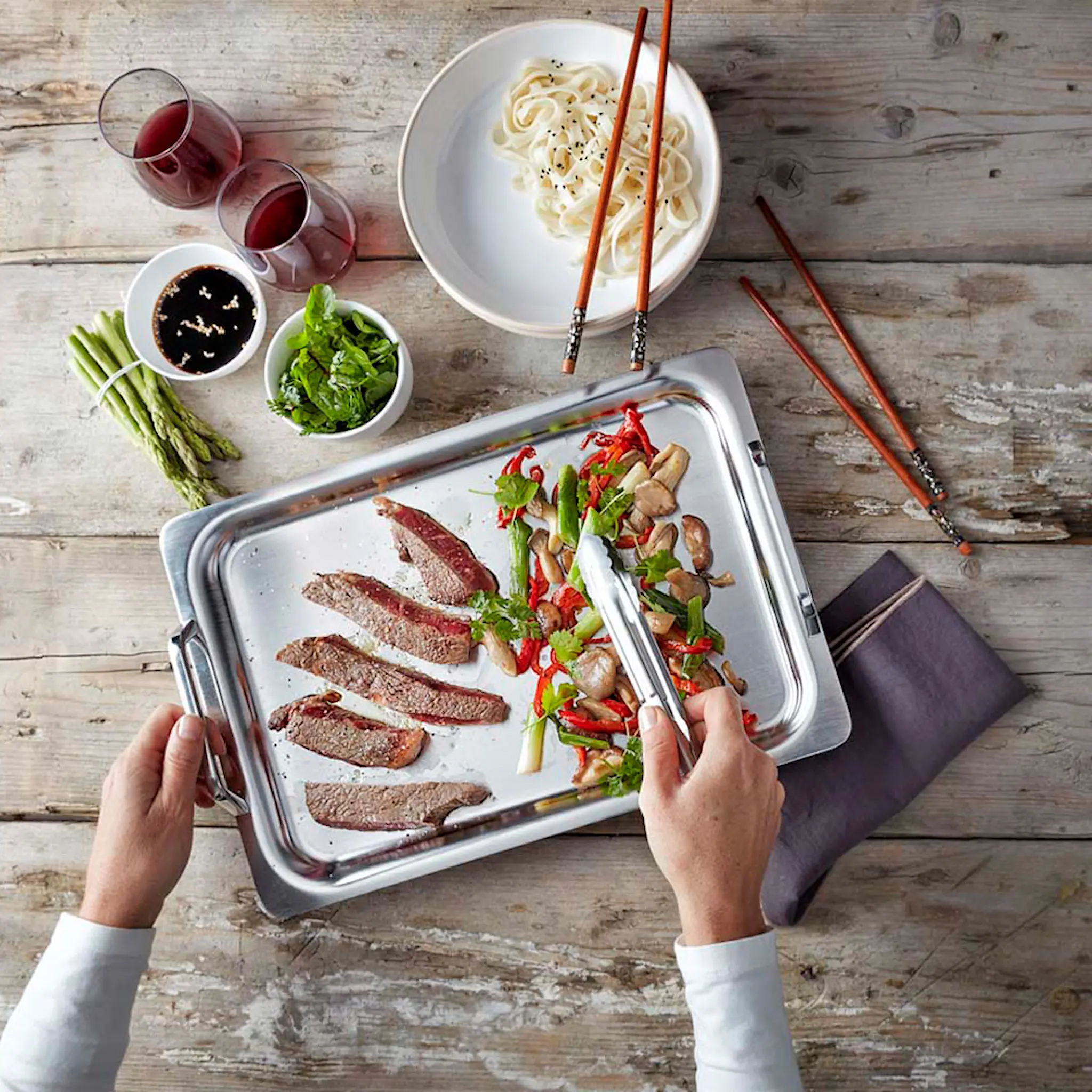 Demeyere Special Teppanyaki Panna/stekhäll 39x27 cm 5-lager
