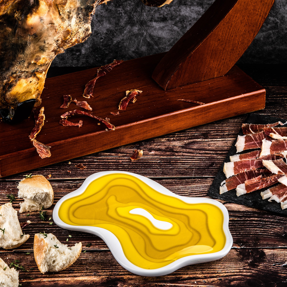 Style De Vie Style De Vie Kulho öljylle 22 cm Valkoinen