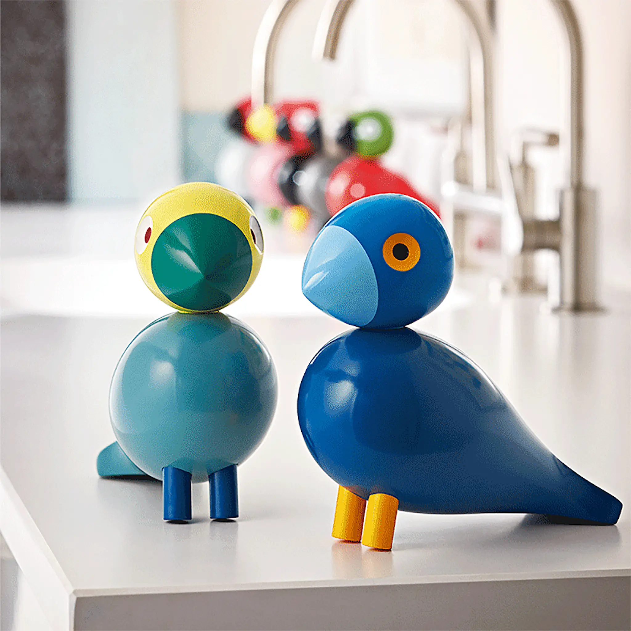 Kay Bojesen Denmark Songbird Puulintu 15,1 cm Sunshine