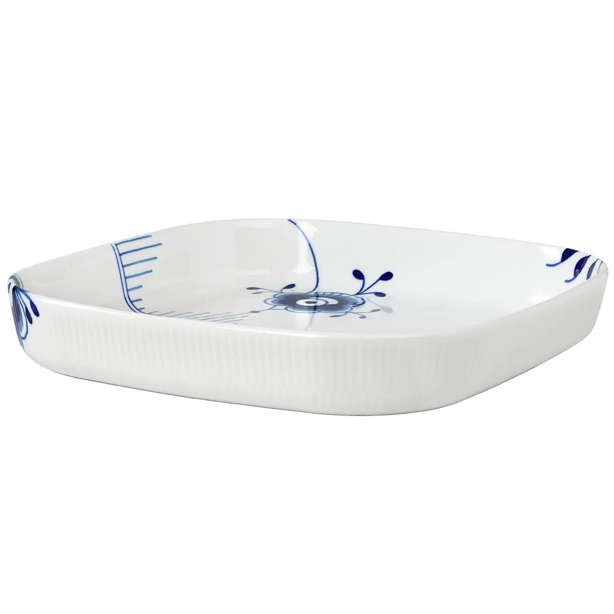 Royal Copenhagen Blue Fluted Mega Ugnsform Fyrkantig 30x30 cm