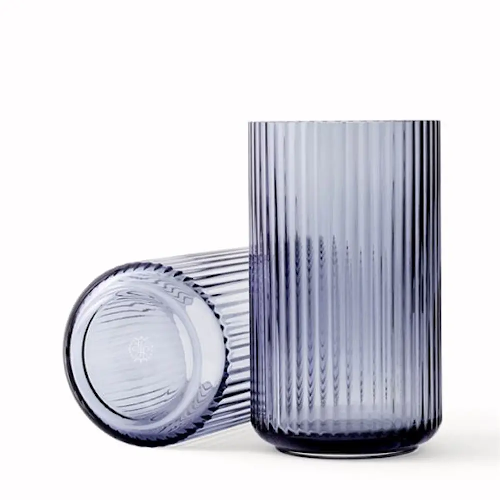 Lyngby Maljakko 25 cm Tummansininen