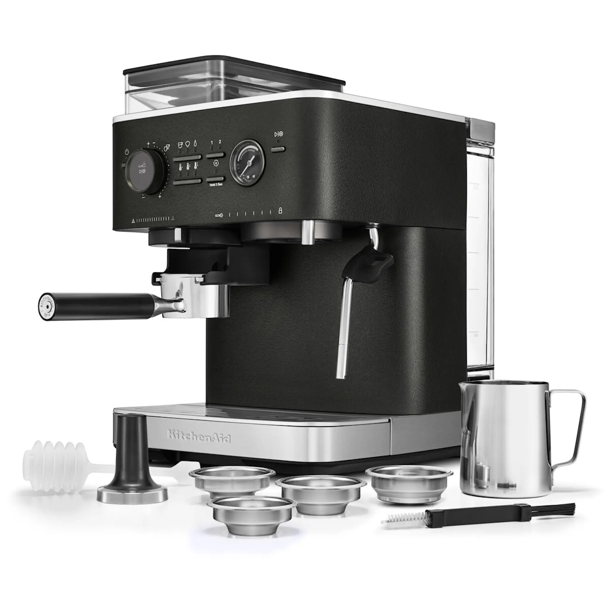 KitchenAid Espressomaskin med kvarn halvautomatisk 5KES6551 cast iron black