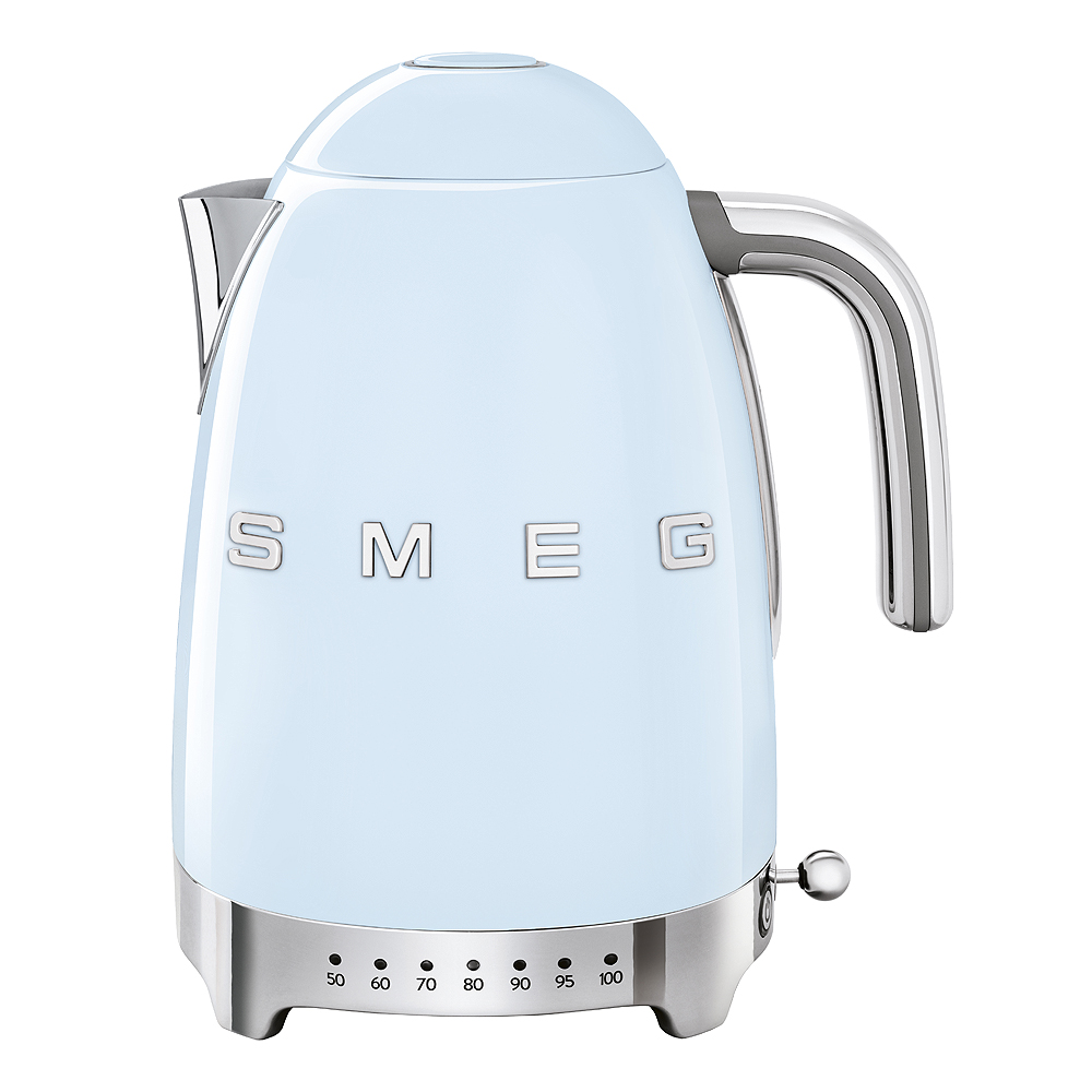 Smeg - Smeg Vedenkeitin säädettävä lämpötila 1,7L KLF04 Pastellinsininen