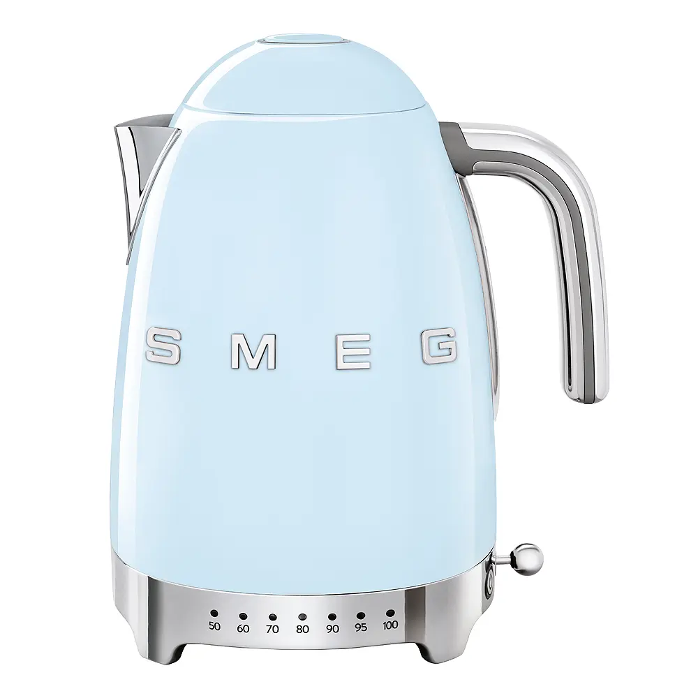 Smeg Vedenkeitin säädettävä lämpötila 1,7L KLF04 Pastellinsininen