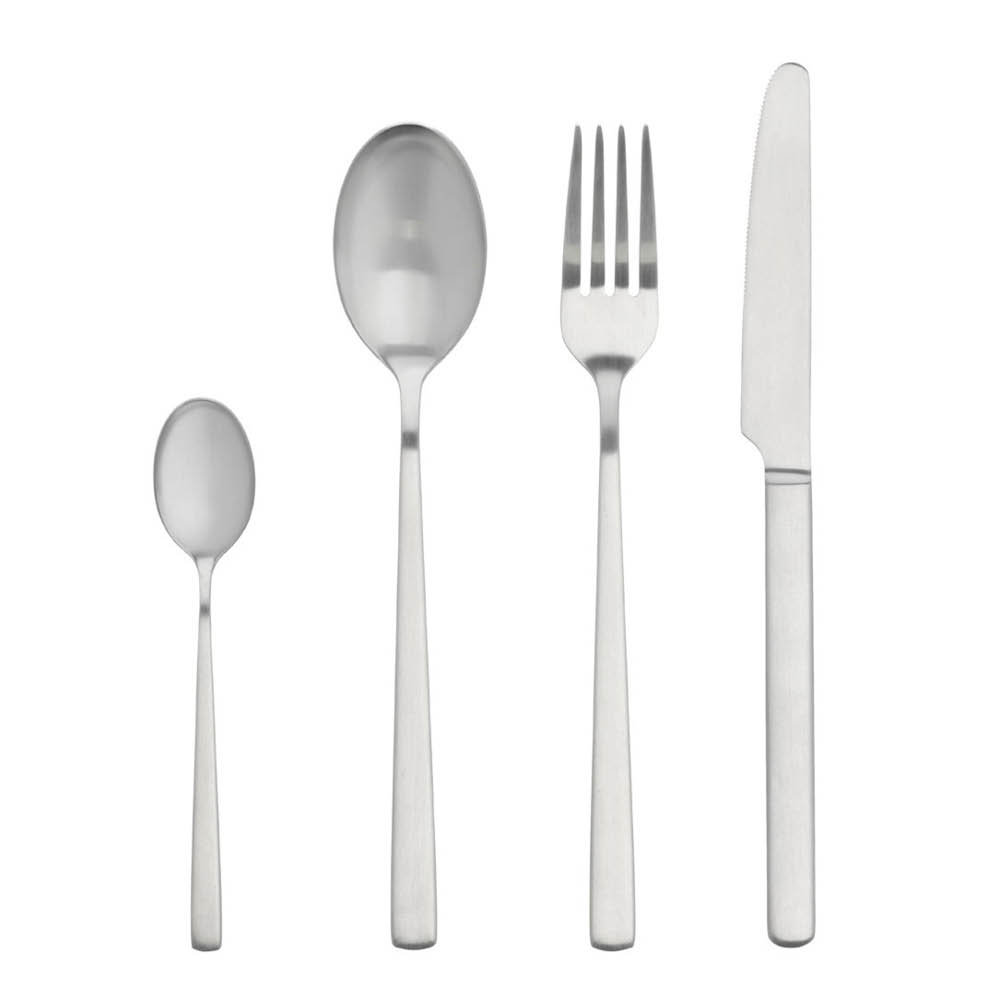 Gense Essentials Pure bestikksett 16 deler matt stål