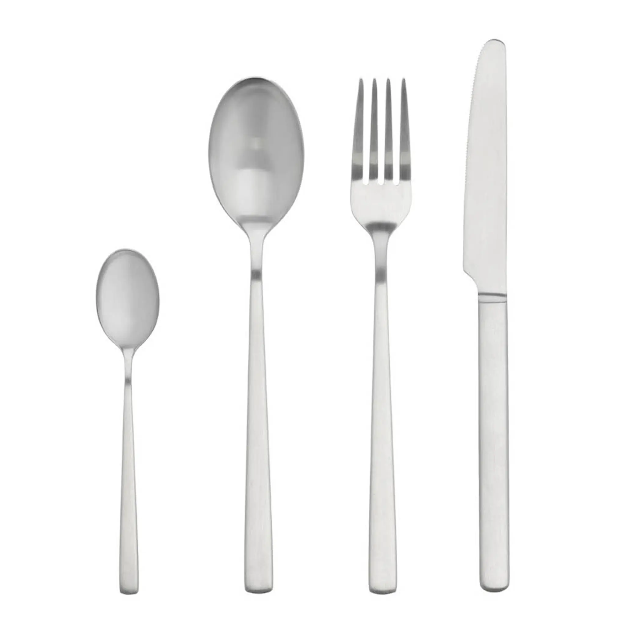 Gense Essentials Pure bestikksett 16 deler matt stål