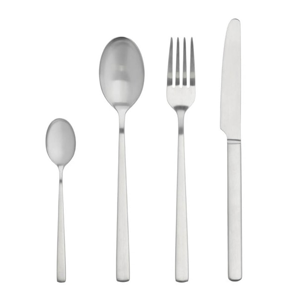 Essentials Pure bestickset 16 delar matt stål