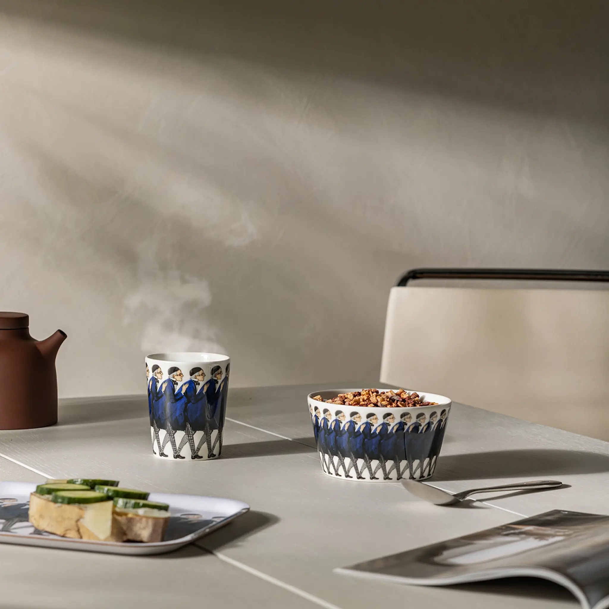 Design House Stockholm Elsa Beskow Mugg utan öra 28 cl Farbror Blå