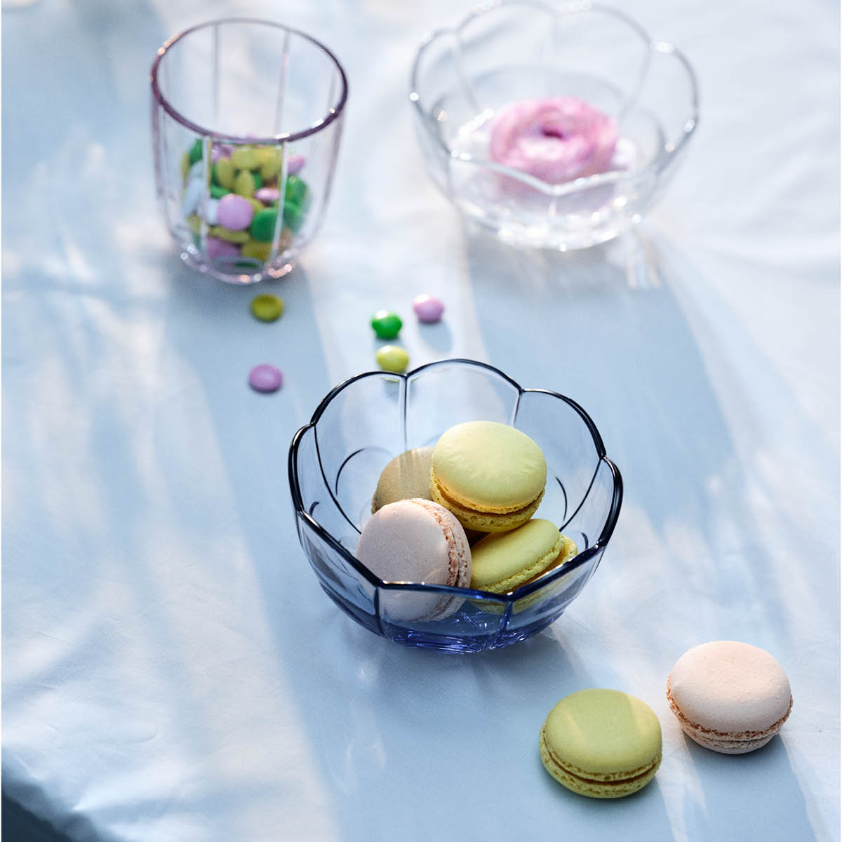 Holmegaard Lily Skål 13 cm 2-pack Blue Iris