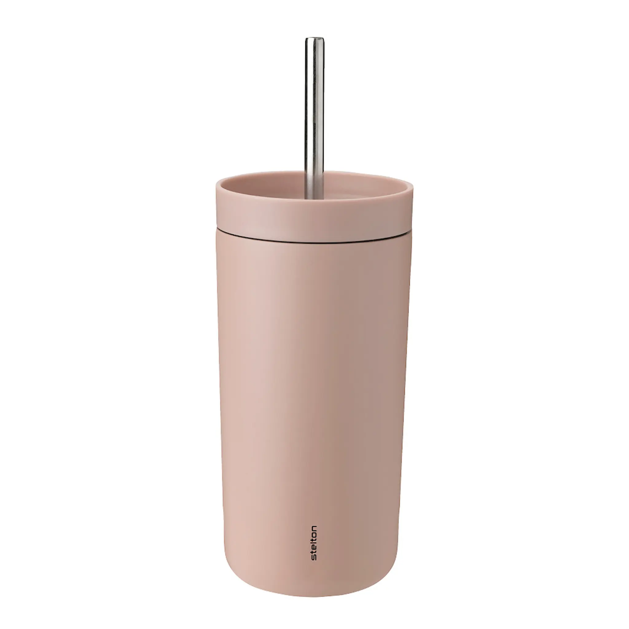 Stelton To Go Sip termosmugg med sugrör 40 cl heather