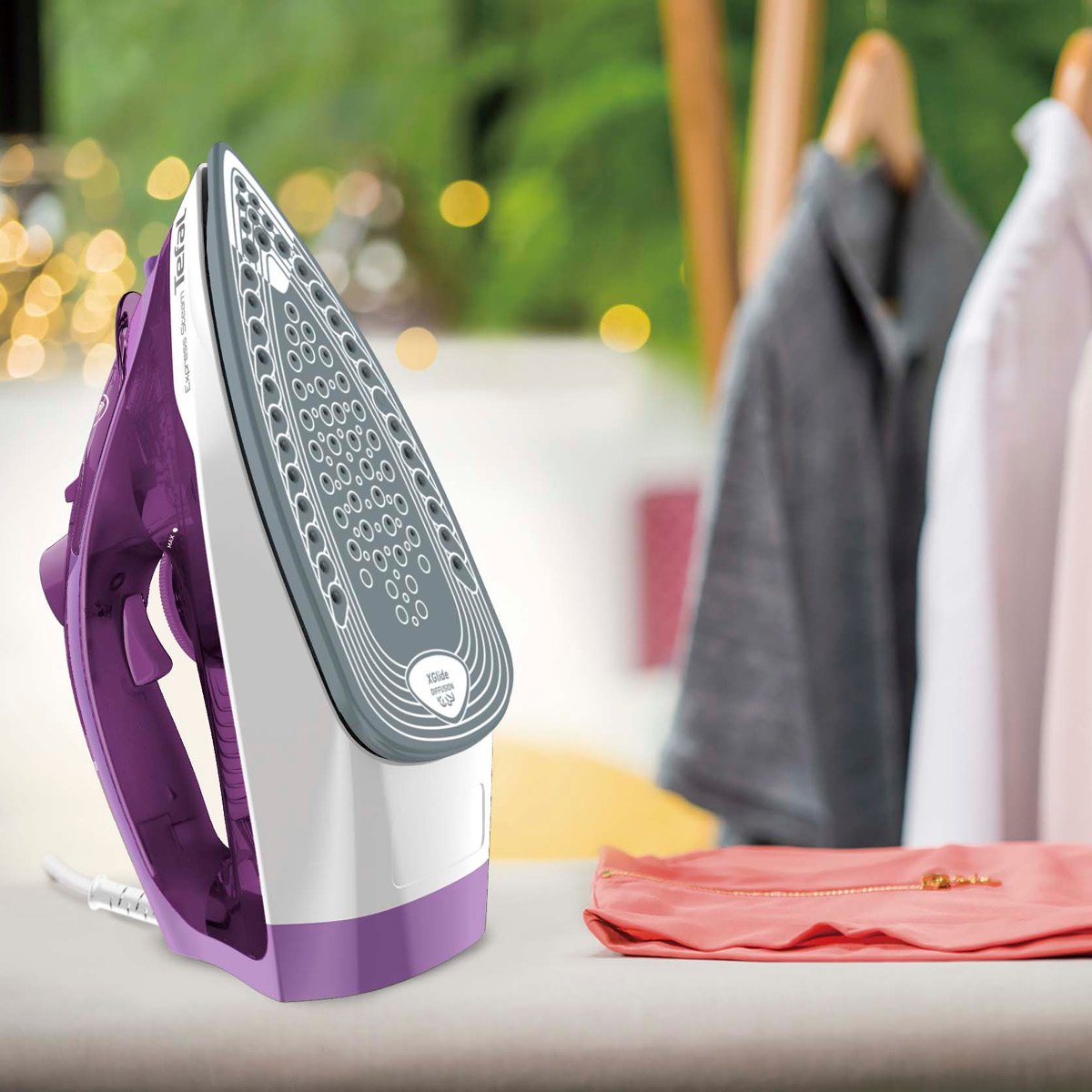 Tefal Express Steam Höyrysilitysrauta FV2836E0 Liila