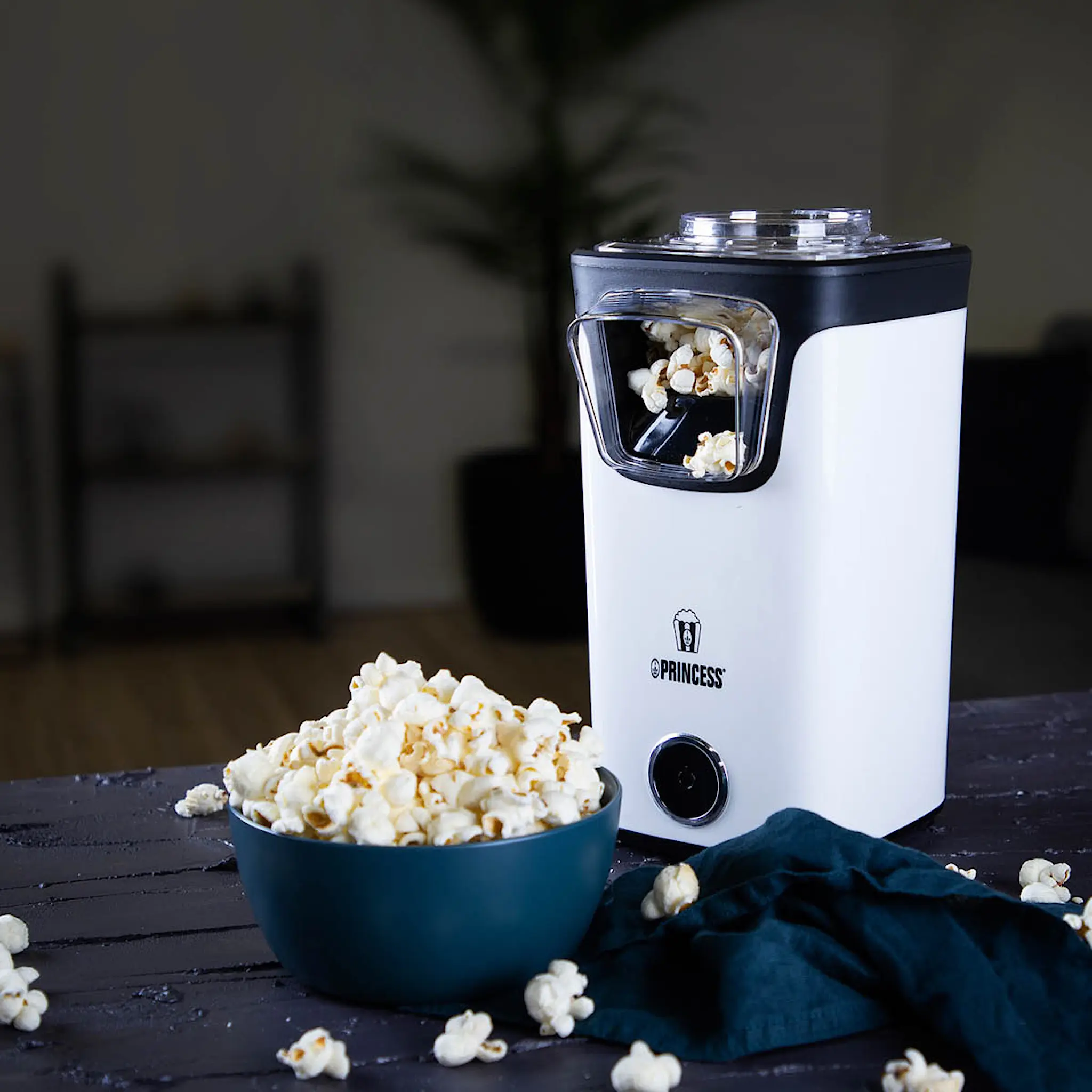PRINCESS Popcornmaskin 292986 1100W vit