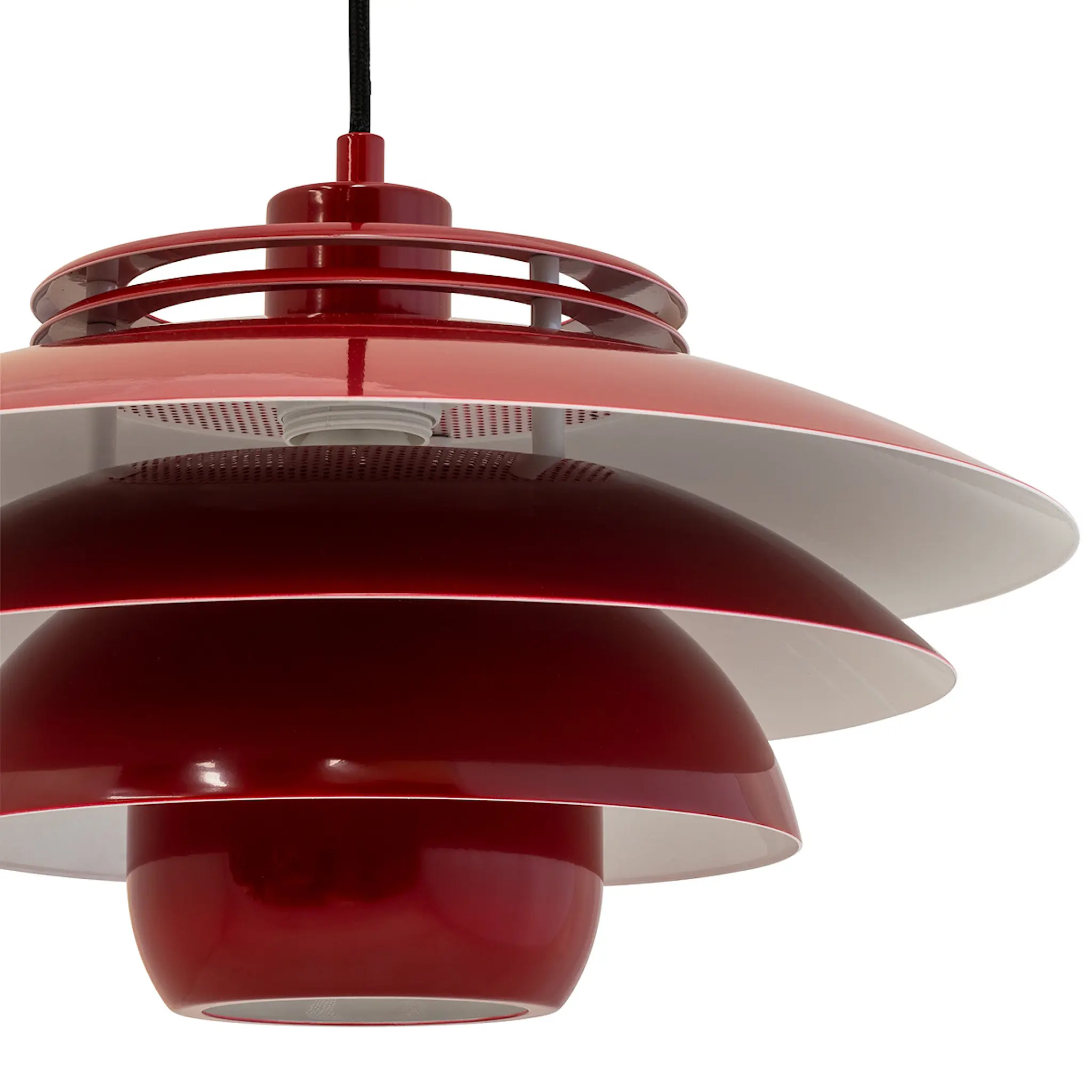 Dyberg Larsen EJKA pendellampa 20 cm mörkröd