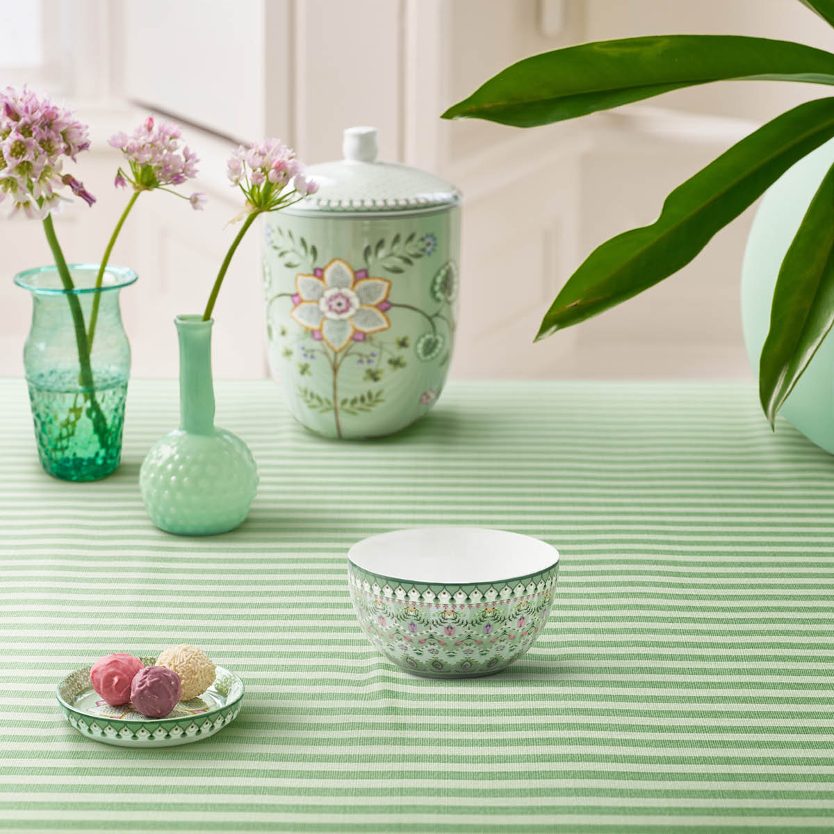 Pip Studio Lily & Lotus Moon Delight Kulho 12 cm Vaaleanvihreä