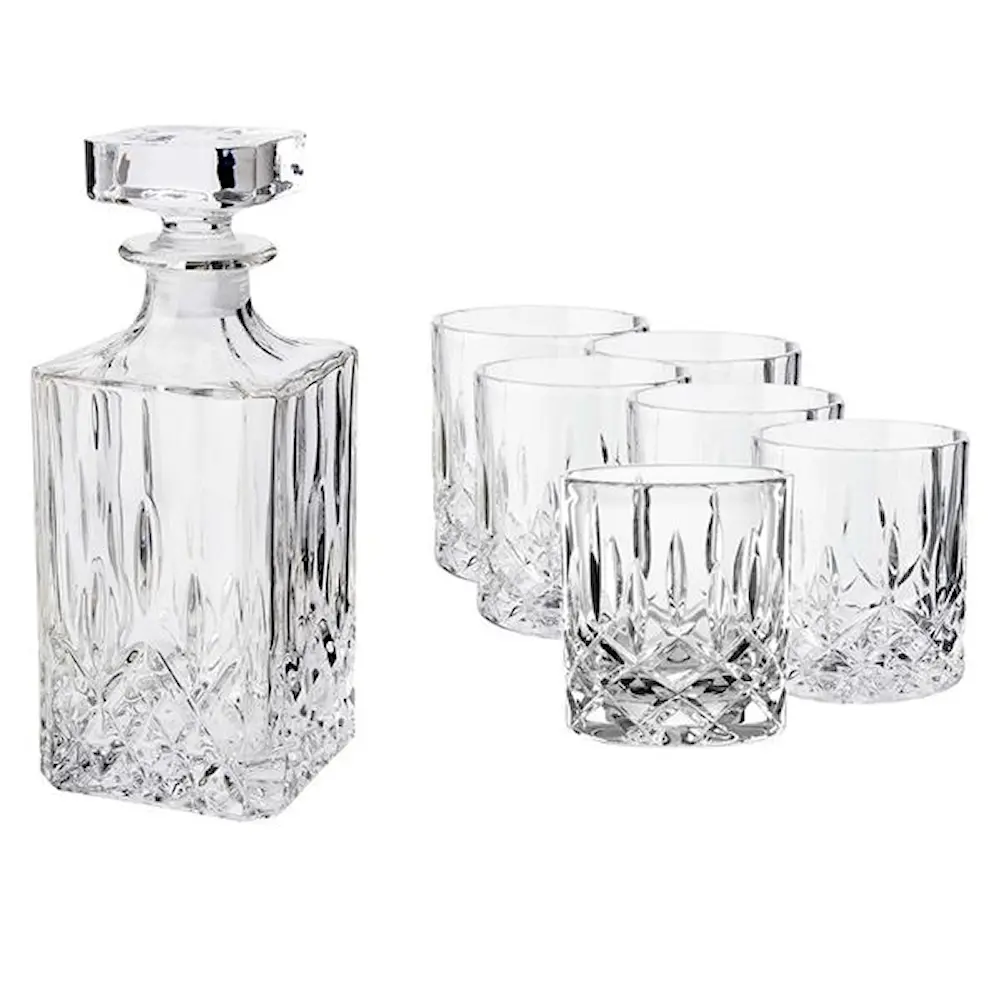 Vide Whiskey Karahvi 0,75L + viskilasi 22 cl 6 kpl