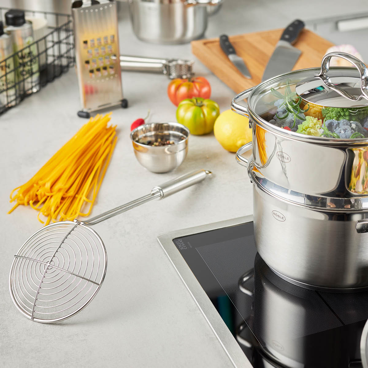 Rösle Frityrsked Stål 39,5 cm