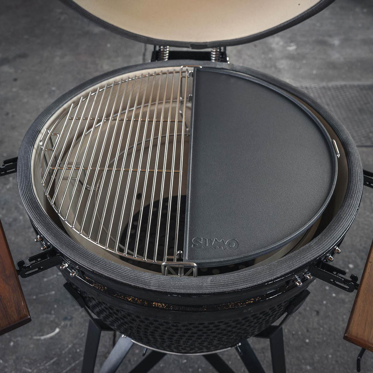 Kamado SUMO Kamado Sumo Paistolevy puolikuu Midi 21" Valurauta