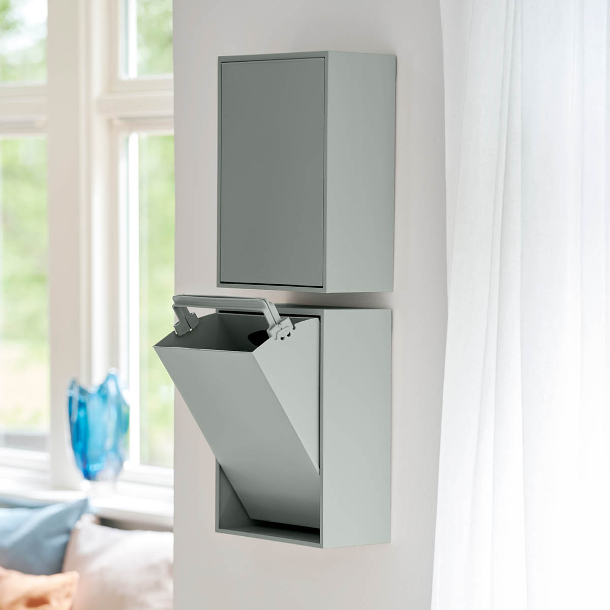 ReCollector Recycling Lajittelulaatikko 30x15x40 cm Iron Blue